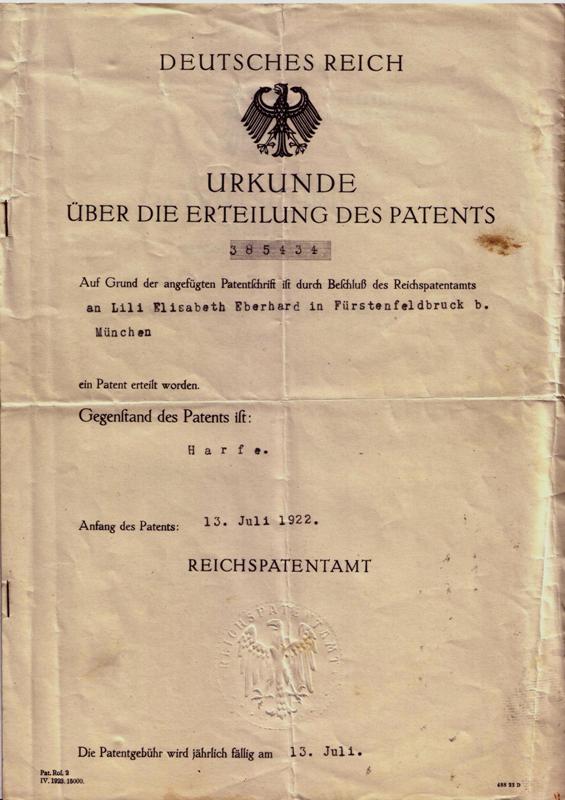 harfen-patent 1922 s1